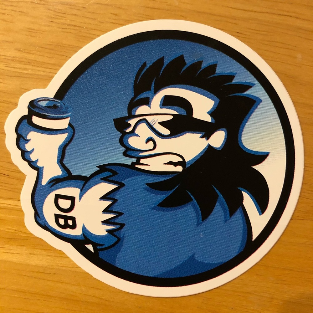 Dutch Bros Mullet Guy Sticker